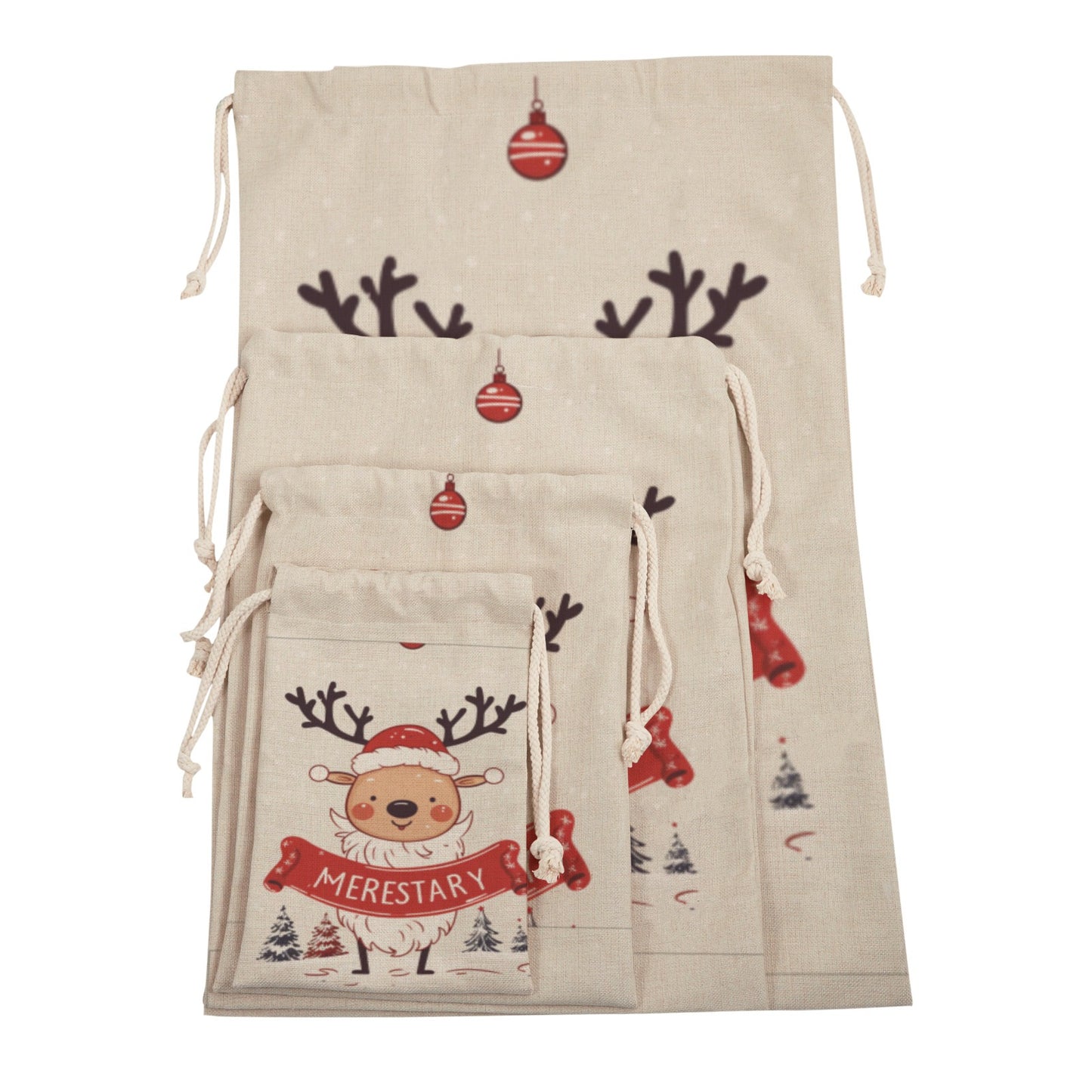 圣诞小鹿布袋