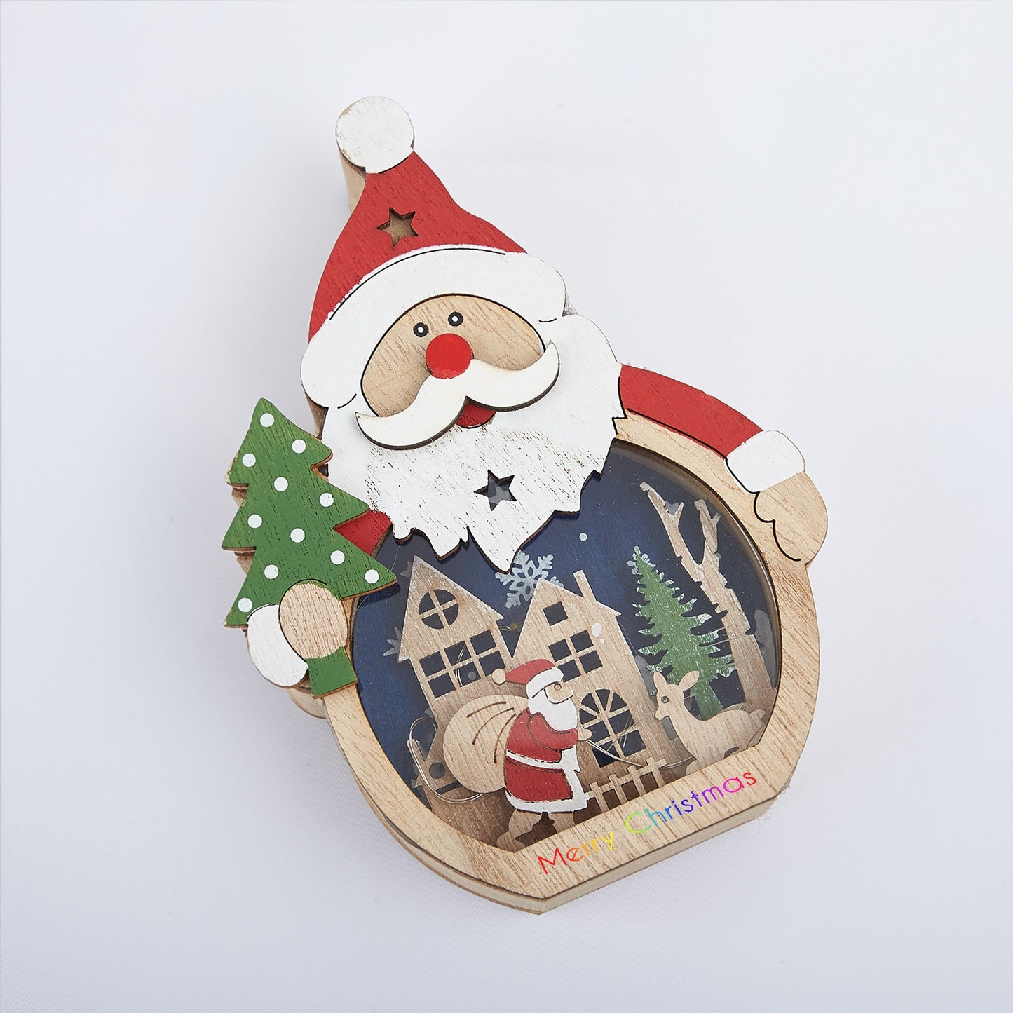 圣诞老人木挂饰
