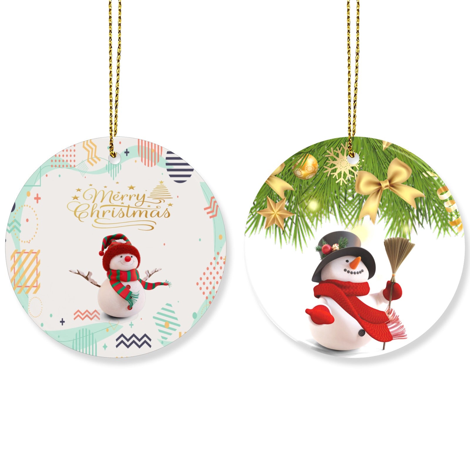 Ceramic ornaments for Christmas tree