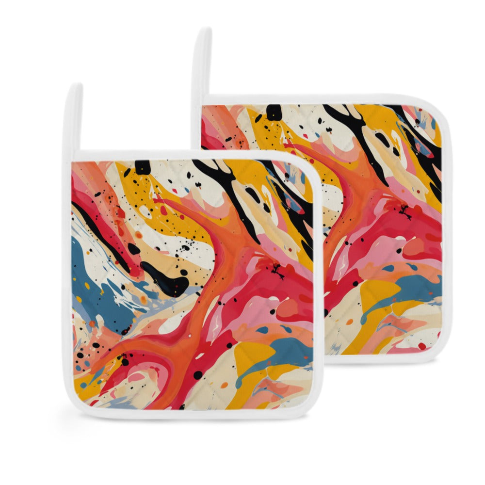 Artistic graffiti Insulated Pot Holders One Pair