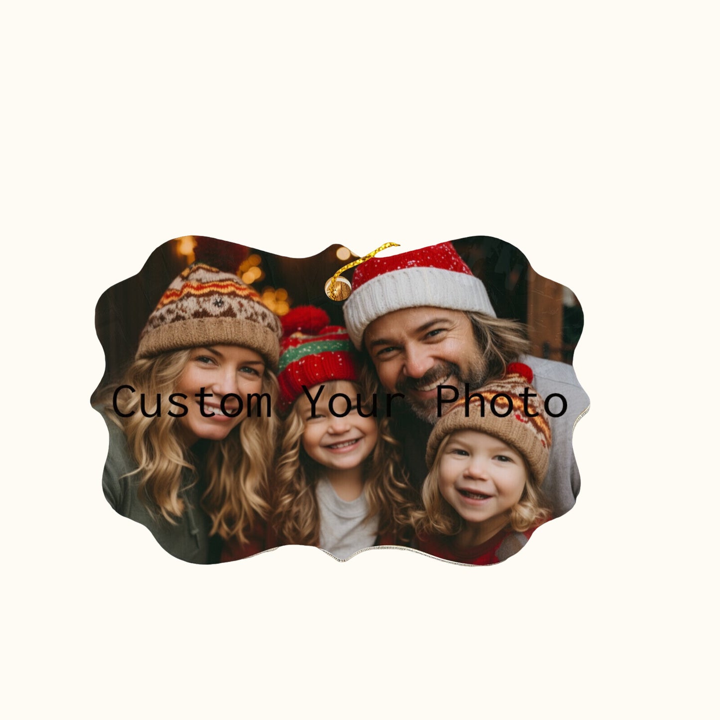 2024 Christmas Tree Decoration - Customizable Acrylic Ornament with Unique Shape - Personalized with Your Own Picture and Text