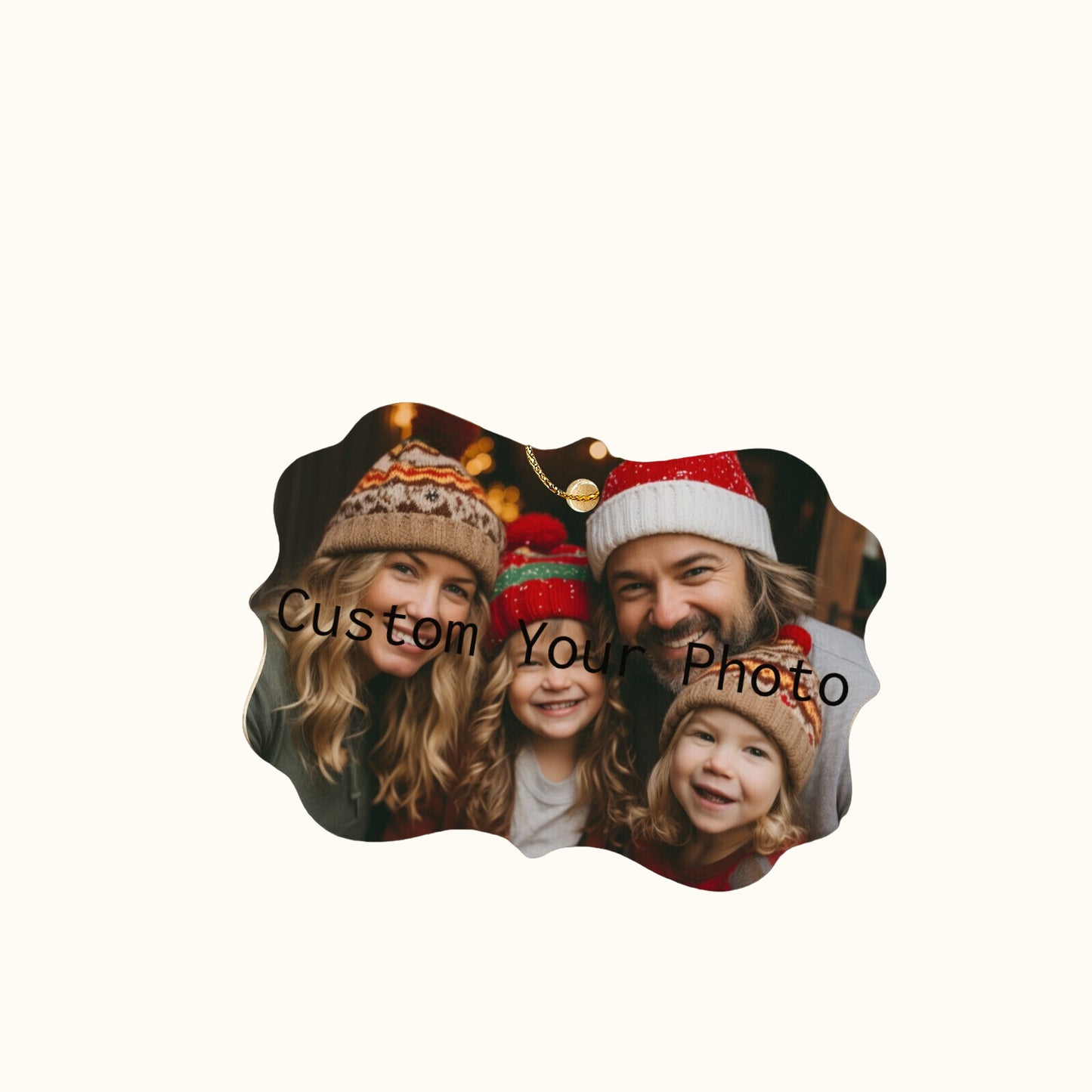 2024 Christmas Tree Decoration - Customizable Acrylic Ornament with Unique Shape - Personalized with Your Own Picture and Text