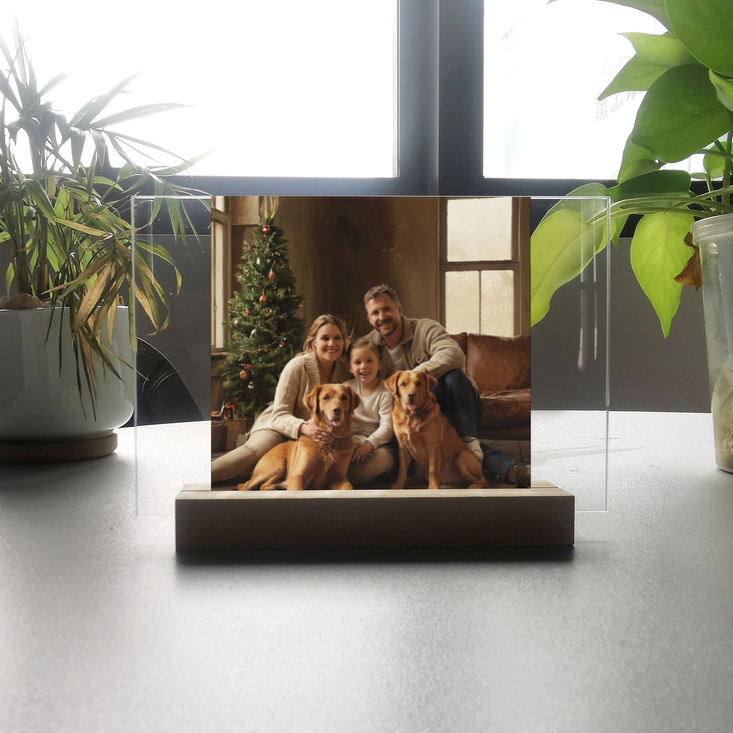 Family photo Acrylic Table Number