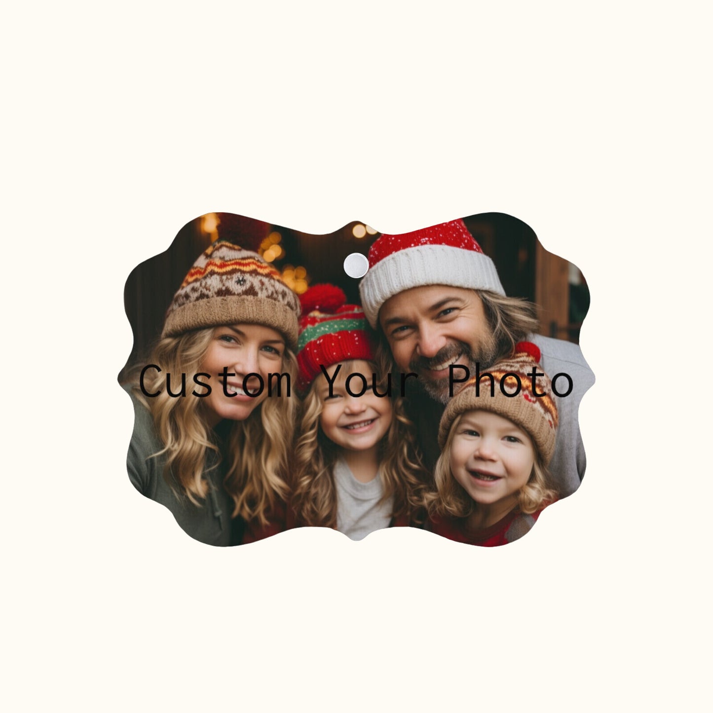 2024 Christmas Tree Decoration - Customizable Acrylic Ornament with Unique Shape - Personalized with Your Own Picture and Text